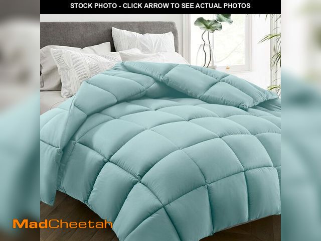 Lot 74-14298152 - HYLEORY All Season Queen Size Bed Comforter - Cooling Down Alternative Quilted Duvet Insert with Cor...