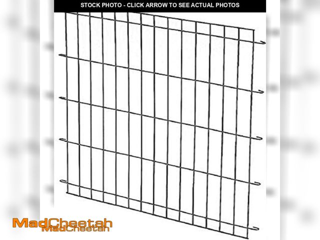 Lot 74-11488572 - MidWest Homes for Pets Dog Crate Replacement Divider Panel Fits models SL54DD, 1154; 1154DPN; Black ...