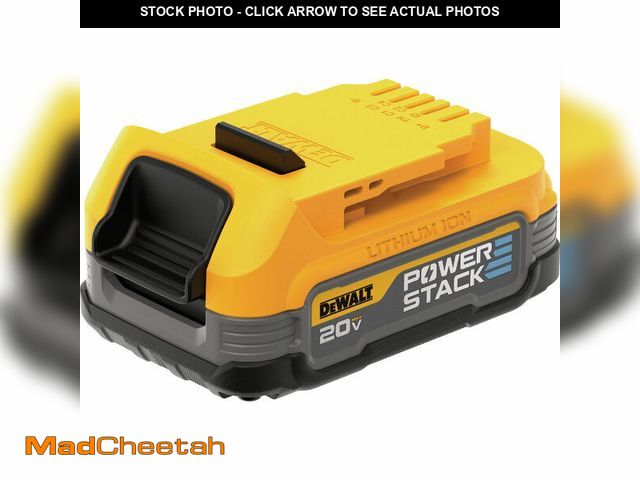 Lot 74-12794903 - DeWalt 20-Volt MAX POWERSTACK Compact Battery - USED