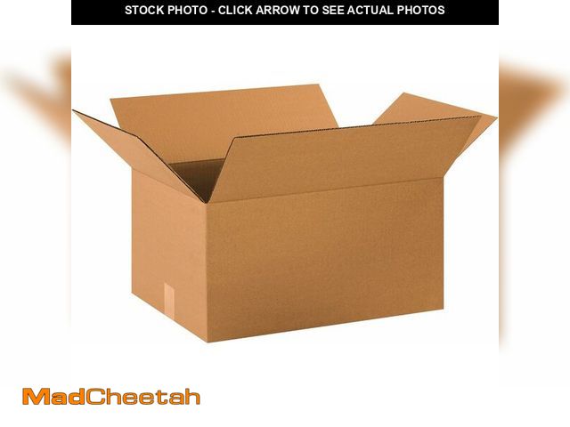 Lot 74-12695419 - BOX USA 20 x 14 x 10 Corrugated Cardboard Boxes, Medium 20"L x 14"W x 10"H, Pack of 20 | Shipping, P...