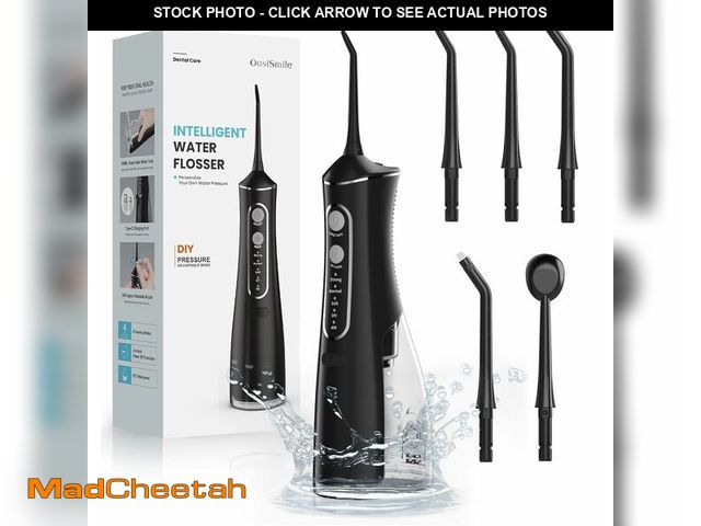 Lot 74-13718189 - OasiSmile Water Flosser for Teeth Cleaning, 300ML Portable Cordless Oral Irrigator with DIY Strength...