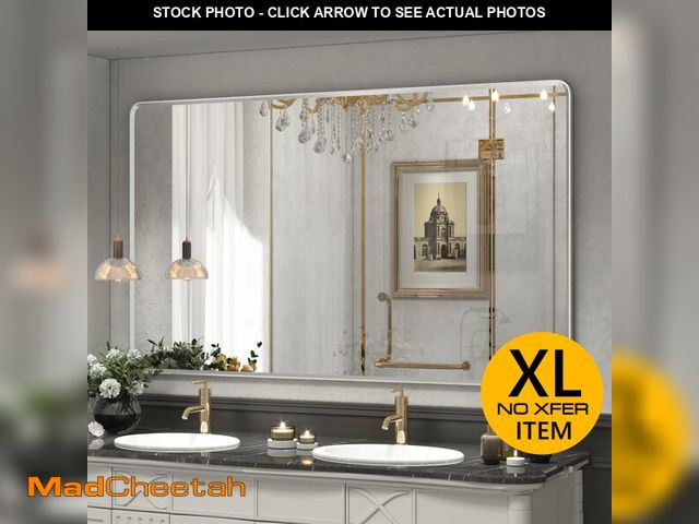 Lot 74-14610544 - GOLOMO 66x40 Inch Silver Framed Mirror - UNUSED