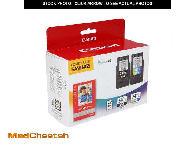 Lot 74-12886074 - Canon PG-240XL / CL-241XL Ink Cartridge - Black, Color - UNUSED