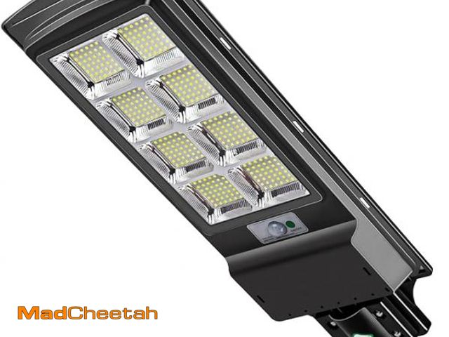 Lot 74-9799484 - KingHe 1 Pack 200W Solar Street Lights Outdoor - Solar Street Lights Outdoor Dusk to Dawn KH-YT200-1...