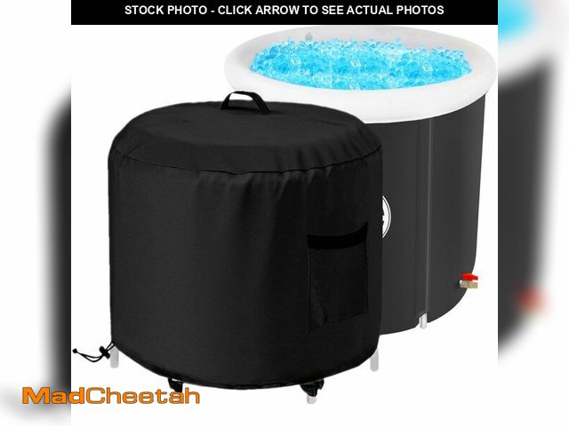 Lot 74-14209268 - GS Alderaul Portable Ice Bath Tub Cover - Dustproof, Waterproof with Windproof Hem - Outdoor Ice Bat...