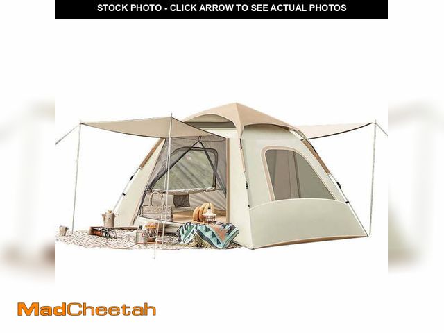 Lot 74-14070153 - Mapskey 4 Person Instant Camping Tent, Automatic Easy Pop up Tents Camping with Carry Bag Outdoor/Fa...