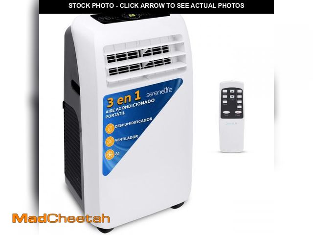 Lot 74-12201859 - SereneLife Small Air Conditioner Portable 10,000 BTU with Built-in Dehumidifier - Portable AC unit f...