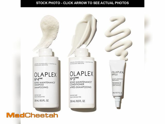 Lot 74-13963931 - Olaplex Wash &amp; Shine Fine Hair Kit: NÃÂº. 4FINE, NÃÂº. 5FINE, NÃÂº. 0.5, Shampoo &amp; Condit...