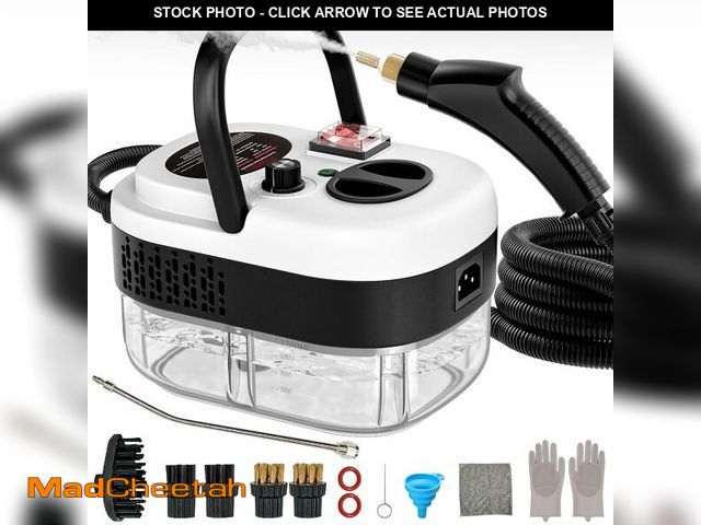 Lot 74-14213833 - Steam Cleaner, 2500W High Temperature High Pressure 15 Seconds Fast Heat, 1.4L Water Bottle, Handhel...