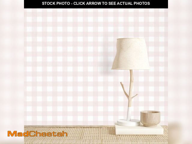 Lot 74-14332630 - Cohoo Home Pink Plaid Peel and Stick Wallpaper Boho Plaid Contact Paper for Cabinets Pink Checkered ...