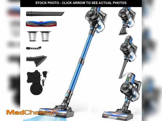 Lot 74-12832284 - INSE Cordless Vacuum Cleaner,6 in 1 Powerful Stick Handheld Vacuum,25Kpa Vacuum Cleaner,45min Runtim...