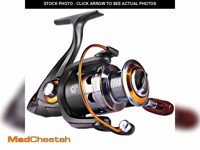 Lot 74-12607709 - Sougayilang Spinning Fishing Reels Smooth 11BB for Inshore Boat Rock Freshwater Saltwater Fishing-DK...