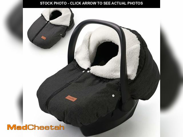 Lot 74-13549266 - TinlyFinly Winter Car Seat Cover for Baby Car Seat and Stroller, Cold Weather Infant Carseat Canopy,...