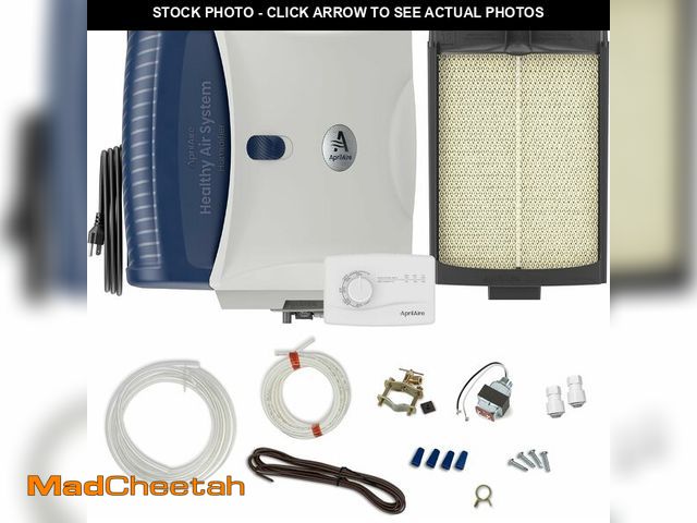 Lot 74-12828667 - (MISSING INSTALLATION KIT,HYDRO CORE,TRANSFORMER,CONTROL MODULE ) AprilAire 720MKZ Whole-House Fan-P...