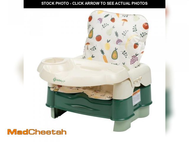 Lot 74-12406405 - Safety 1st Deluxe 5-in-1 Sit, Snack &amp; Go Convertible Toddler Booster Seat, Turnip The Beet - UNU...