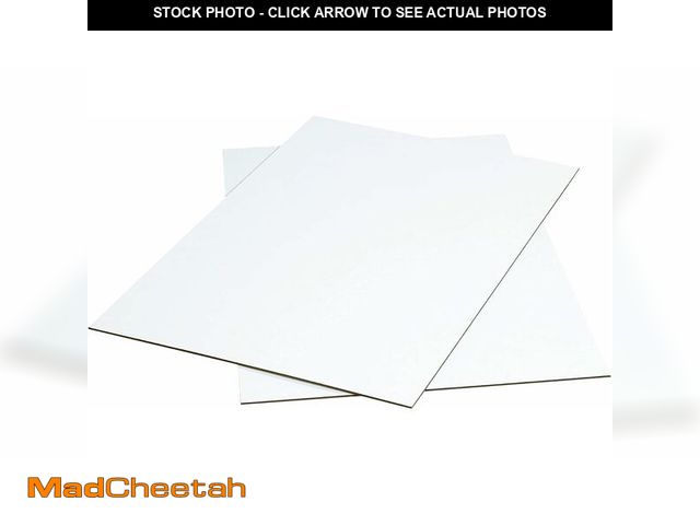 Lot 74-12543850 - AVIDITI Corrugated Cardboard Sheets 24" x 36" (4 Pack) Large Card Board for Layer Separation Packagi...