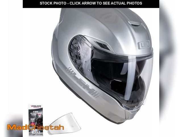 Lot 74-14599611 - LEM Motorcycle Helmets Full Face, Helmets for Men DOT Certified, PINLOCK &amp; DVS Dual Vision, Moto...