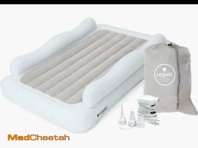 Lot 74-12312200 - Regalo Inflatable Toddler Travel Bed - UNUSED