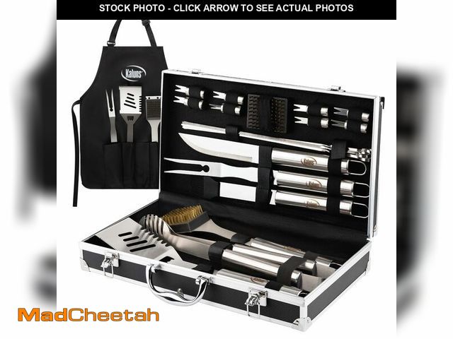 Lot 74-14268927 - Kaluns Grilling Accessories, Dad Gifts for Fathers Day, Grilling Gifts, Heavy Duty Stainless Steel B...