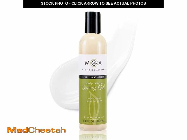 Lot 74-12977525 - Scalp Rescue Styling Gel, Organic Unisex Formula Controls Frizz and Fly Away Hair, Curly Hair Commun...