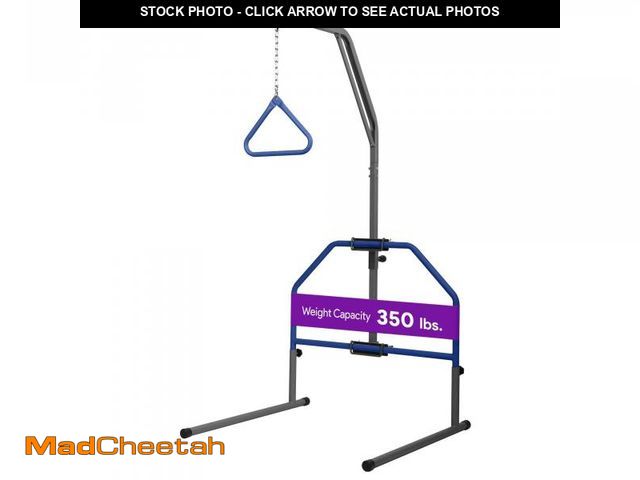 Lot 74-12538753 - Medical Trapeze Bar for Bed Mobility - Long Term Care Trapeze Bar Set with 350 lb. Weight Capacity -...