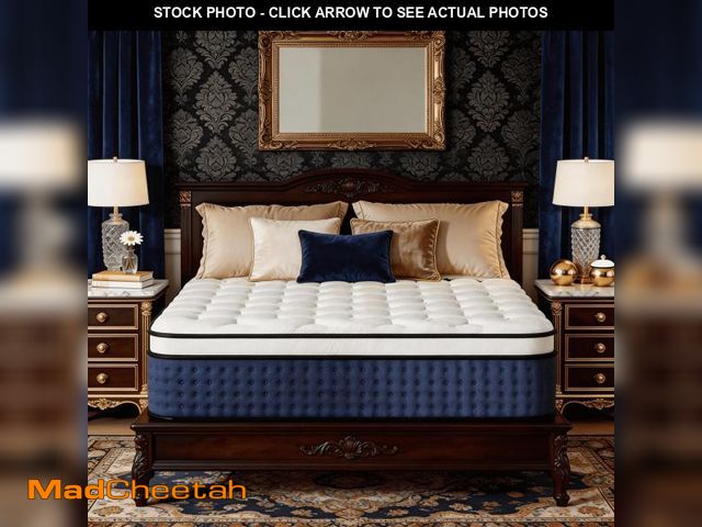 Lot 74-14604814 - Kizreo Firm King Size Mattress 14 inch Hybrid Mattress in a Box for Back Pain Relief and Cooling Sle...