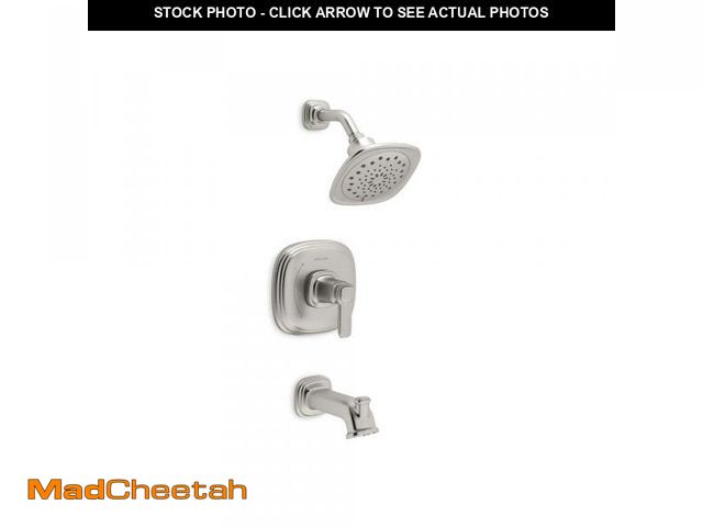 Lot 74-12086543 - KOHLER Numista Single-Handle 3-Spray Wall-Mount Tub and Shower Faucet in Vibrant Brushed Nickel (Val...