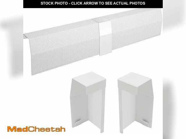 Lot 74-13697651 - 4ft Steel Easy Slip-On Baseboard Heater Cover with End Caps for Bathroom &amp; Hydronic System for R...