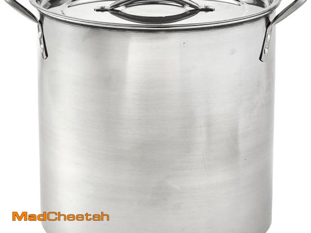Lot 74-12510264 - IMUSA 16Qt Stainless Steel Stock Pot with Lid, Large Cooking Pot for Soups, Boiling Seafood, Pasta, ...