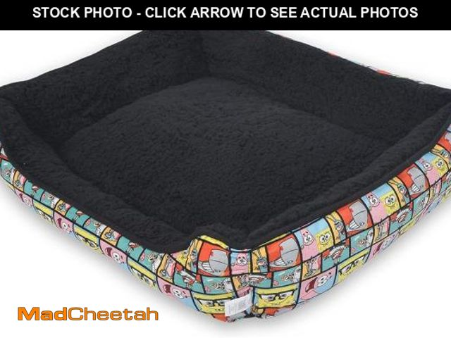 Lot 74-12418583 - SpongeBob SquarePants for Pets Deco Design Cuddler Dog Bed, 24"L x 19"W x 8"Th, Polyester, Officiall...