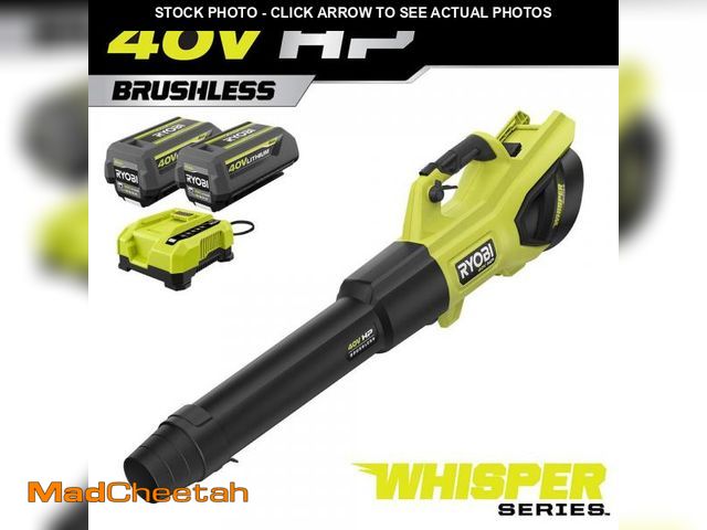 Lot 74-12151907 - Ryobi 40V Cordless Jet Fan Blower RY404100 - UNUSED