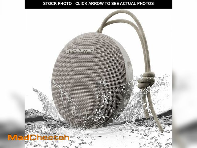 Lot 74-14050724 - Monster 35W(Peak) Bluetooth Speaker, IPX8 Shower Speaker Waterproof, Bluetooth 5.4 with Loud HD Soun...