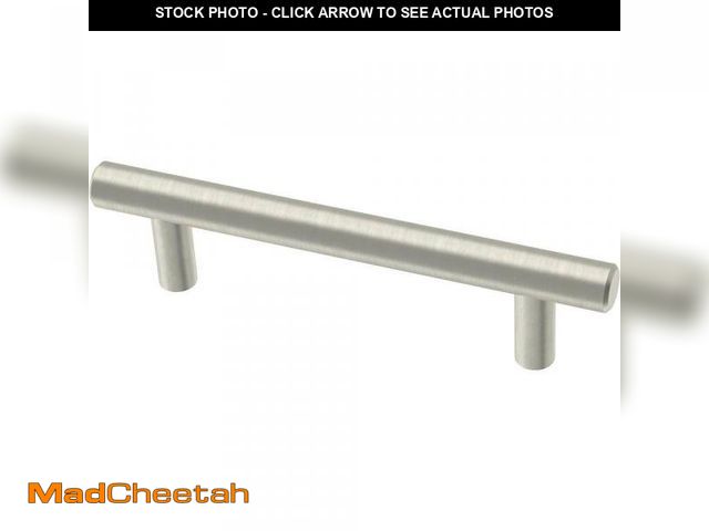 Lot 74-7442149 - Franklin Brass Simple Bar 3-3/4 in. (96 mm) Center-to-Center Cabinet Drawer Pull in Stainless Steel ...