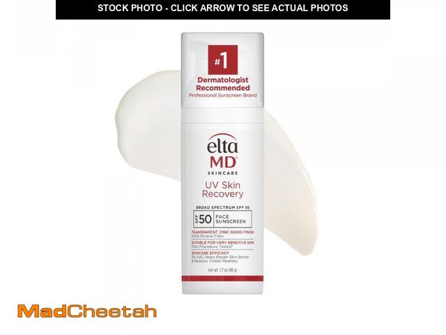 Lot 74-12435559 - EltaMD UV Skin Recovery Face Sunscreen with Zinc Oxide, All Mineral, Safe for Sensitive Skin SPF 50 ...