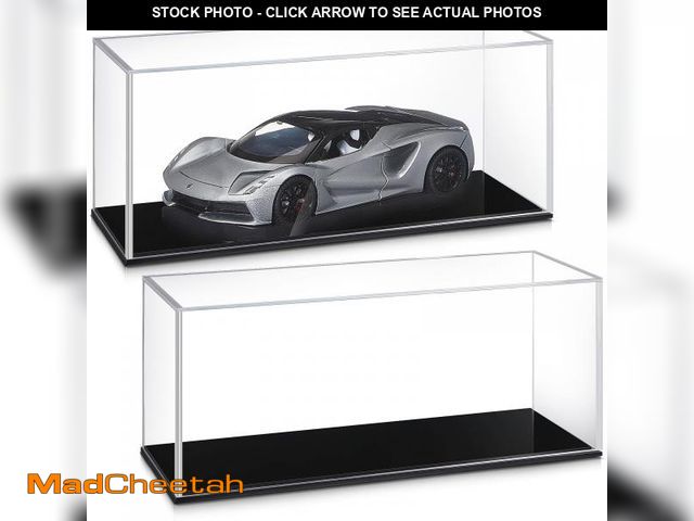 Lot 74-12050122 - Juexica 2 Pcs Clear Acrylic Model Car Display Case 1:32 Acrylic Display Boxes for Vehicle Model Thic...