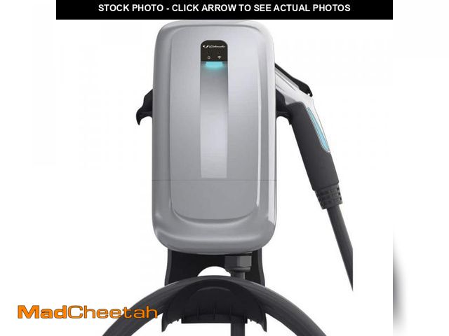 Lot 74-12410533 - Schumacher Electric EV Level 2 with NEMA 14-50 Plug, 40 Amp 240 Volt EV Wall Charger, Wi-Fi and Blue...