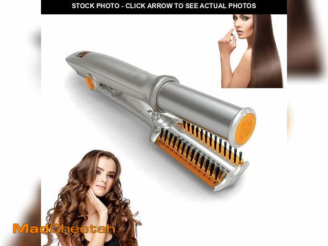 Lot 74-14205086 - 2 in1 Hair Curler Straighter Rotating Iron, Curling Iron Wand for Hair Curling and Straighting, Dry ...