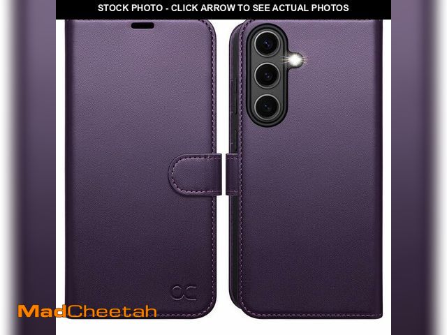 Lot 74-14300396 - OCASE Compatible with Galaxy S25 Wallet Case, PU Leather Flip Folio Case with Card Holders RFID Bloc...