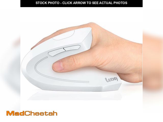 Lot 74-12702857 - Lekvey Ergonomic Mouse, Vertical Wireless Mouse, Rechargeable 2.4G Optical Carpal Tunnel Mice with U...