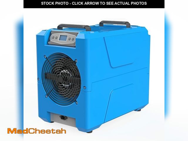 Lot 74-12662561 - MOUNTO Commercial Dehumidifier, 150 Pint High-Capacity, Includes Pump Drain Hose for Water Damage Re...