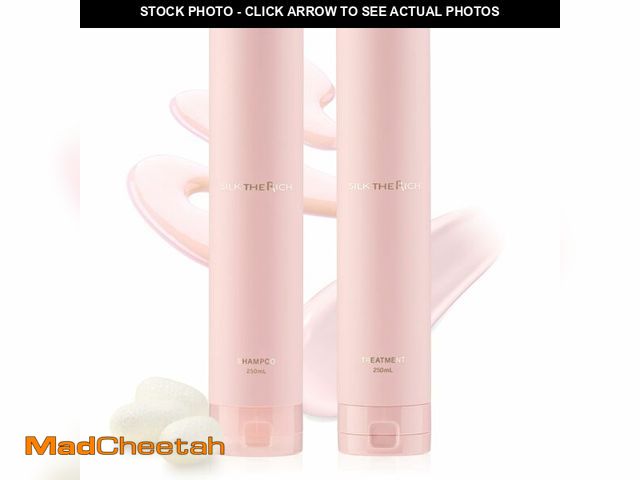 Lot 74-14272285 - SILK THE RICH Shampoo &amp; Conditioner Set, Moisturizing for Dry, Damaged, Color-Treated Hair, Para...
