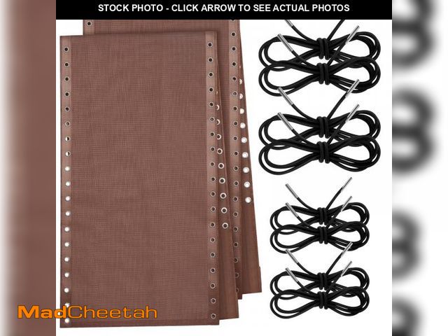 Lot 74-12312035 - Queekay 2 Pcs Gravity Chair Replacement Fabric with 8 Bungee Cord Lounge Chair Cloth Mesh Patio Chai...