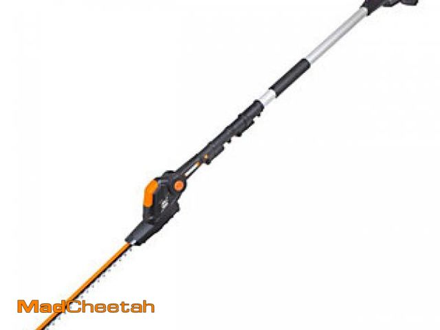 Lot 74-12156559 - Worx WG252 20  - 20V Pole Hedge Trimmer with 13  Reach  10-Position Head  Rotating Handle - UNUSED