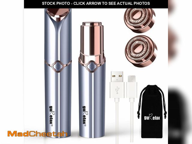 Lot 74-13624613 - Facial Hair Remover for Women's Face Chin Lip Mustache Neck Armpit Peach Fuzz, Gurelax Electric Pain...