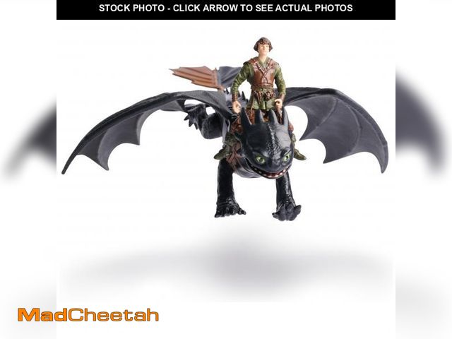 Lot 74-12305784 - Dreamworks Dragons, How to Train Your Dragon, Toothless &amp; Hiccup, Viking Duo Action Figures, Kid...