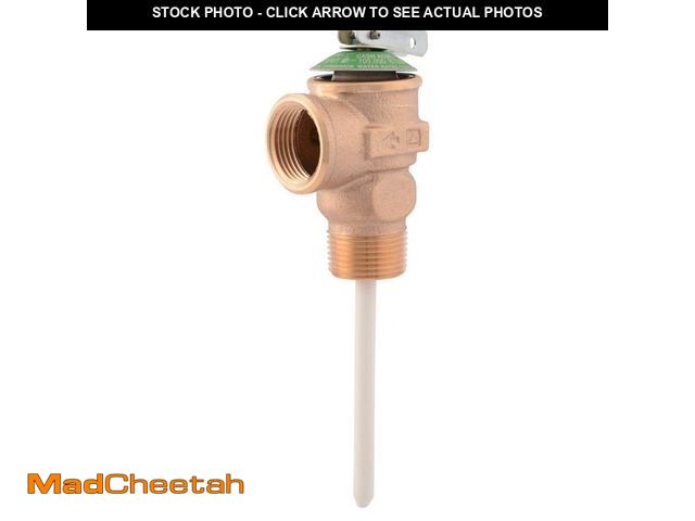 Lot 74-14222605 - Cash Acme 3/4 in. Bronze NCLX Temperature and Pressure Relief Valve with 1-1/4 in. Shank MNPT Inlet ...