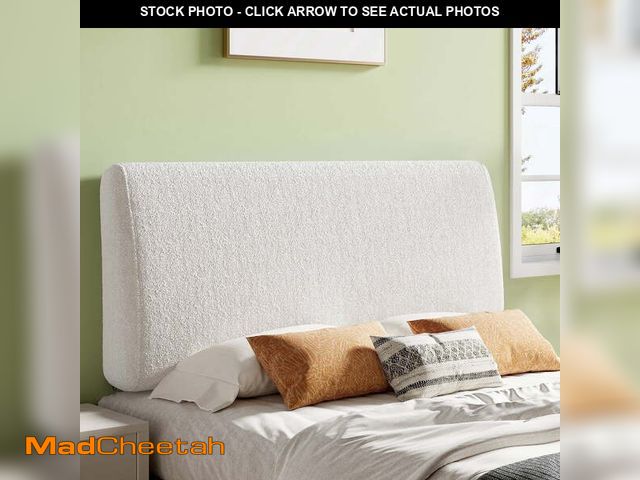 Lot 74-14354141 - Pinmoco Memory Foam Upholstered Headboard with Height Adjustable and Ergonomic Head Board for Full B...