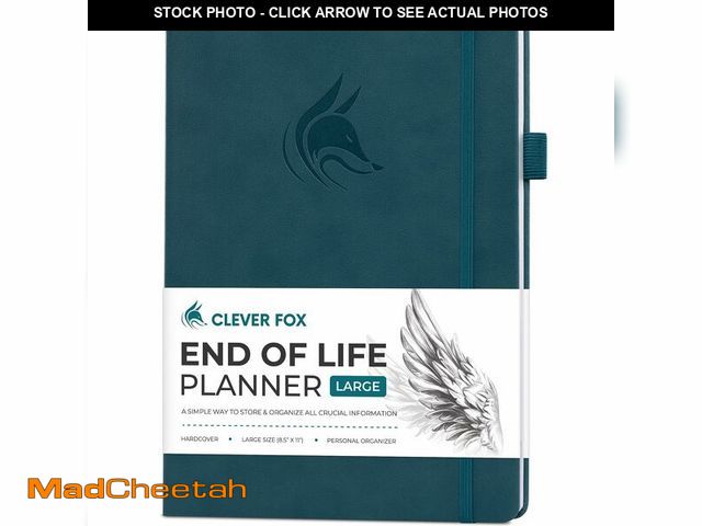 Lot 74-14379189 - Clever Fox End of Life Planner Ã¢â¬â Final Arrangements Organizer for Beneficiary, Will Preparati...