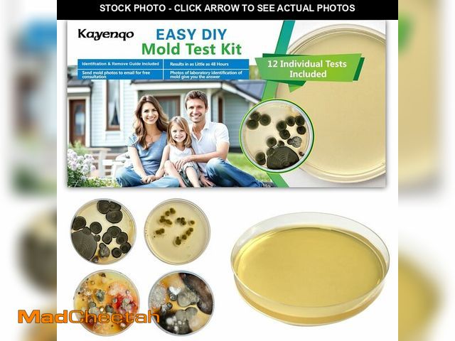 Lot 74-14062401 - Mold Test Kit for Home - 12 Simple Detection Tests,Test HVAC System,Home Surfaces,&amp; Indoor Air Q...
