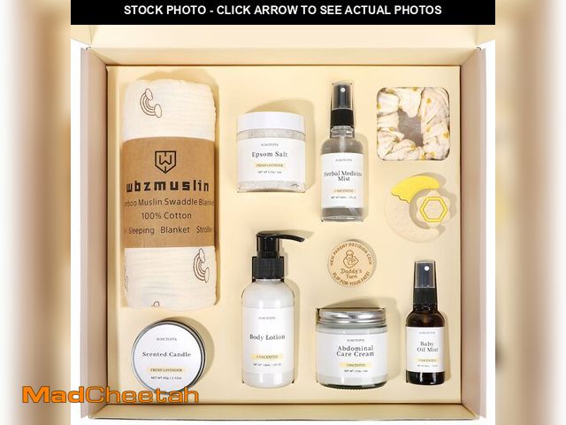 Lot 74-12715316 - New Mom Gifts, 11 Luxury New Mom Care Package After Baby, Pregnancy Gifts for Expecting Mom To Be, P...